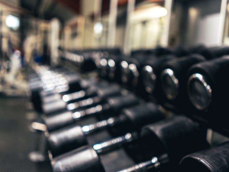 Modern fitness analytics workspace